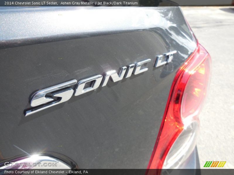 Ashen Gray Metallic / Jet Black/Dark Titanium 2014 Chevrolet Sonic LT Sedan