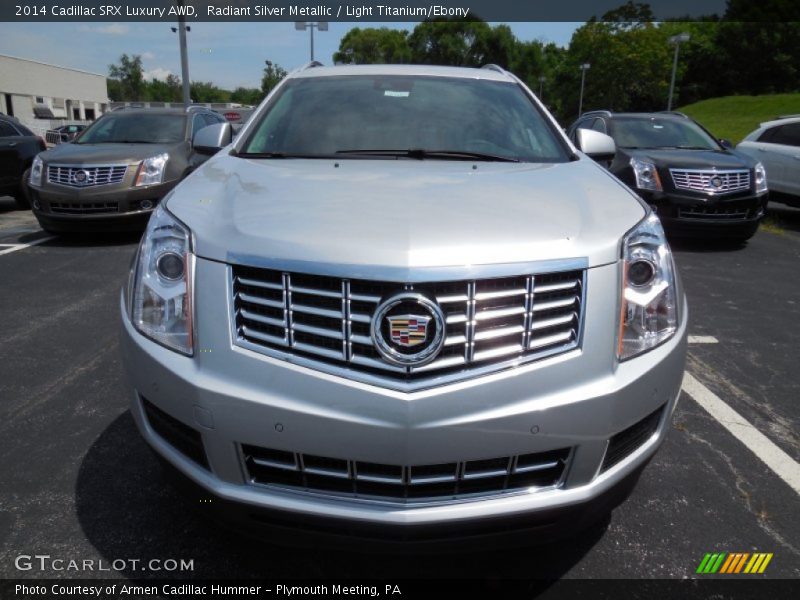 Radiant Silver Metallic / Light Titanium/Ebony 2014 Cadillac SRX Luxury AWD
