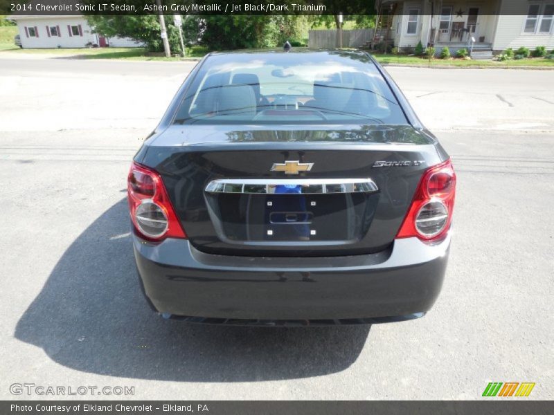 Ashen Gray Metallic / Jet Black/Dark Titanium 2014 Chevrolet Sonic LT Sedan