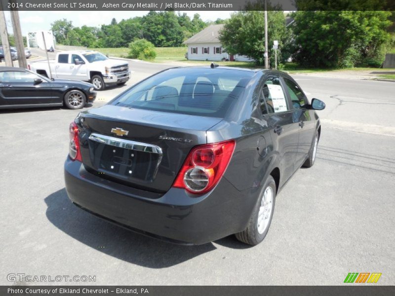 Ashen Gray Metallic / Jet Black/Dark Titanium 2014 Chevrolet Sonic LT Sedan