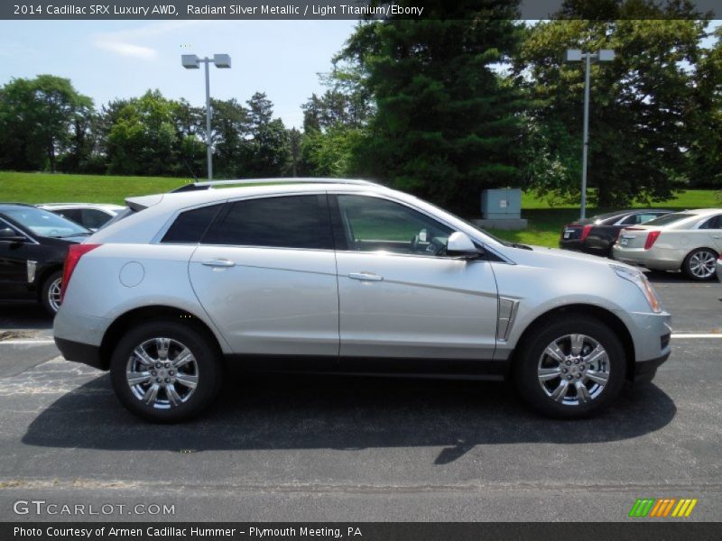 Radiant Silver Metallic / Light Titanium/Ebony 2014 Cadillac SRX Luxury AWD