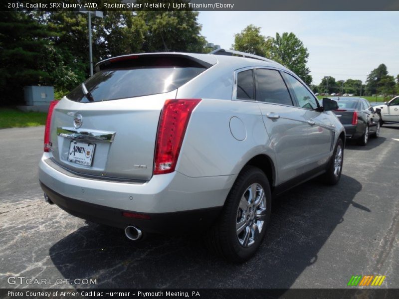 Radiant Silver Metallic / Light Titanium/Ebony 2014 Cadillac SRX Luxury AWD