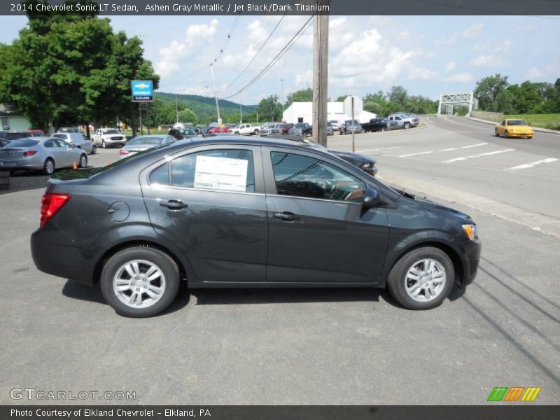 Ashen Gray Metallic / Jet Black/Dark Titanium 2014 Chevrolet Sonic LT Sedan