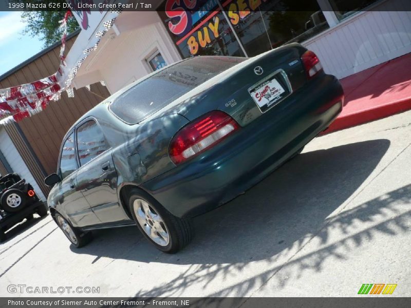 Lichen Green Pearl / Tan 1998 Mazda 626 DX