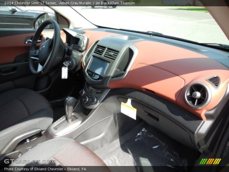 Ashen Gray Metallic / Jet Black/Dark Titanium 2014 Chevrolet Sonic LT Sedan