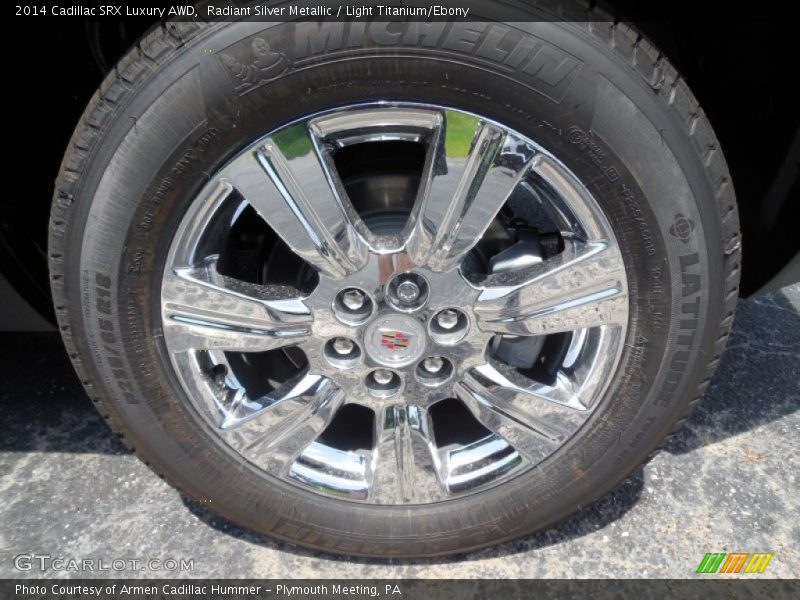 Radiant Silver Metallic / Light Titanium/Ebony 2014 Cadillac SRX Luxury AWD
