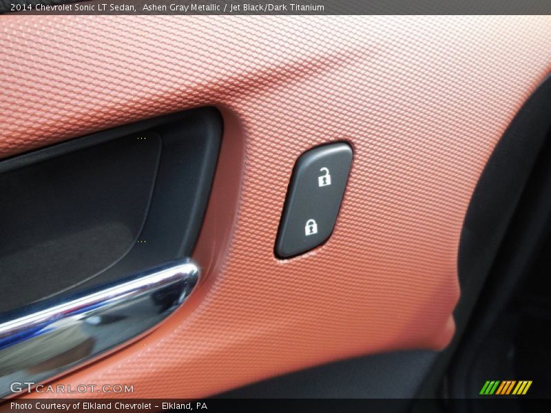 Ashen Gray Metallic / Jet Black/Dark Titanium 2014 Chevrolet Sonic LT Sedan