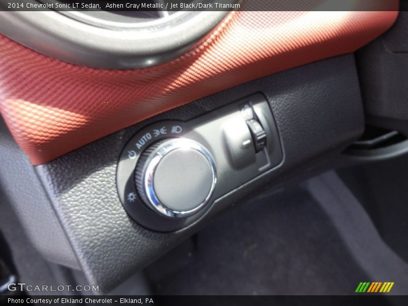 Ashen Gray Metallic / Jet Black/Dark Titanium 2014 Chevrolet Sonic LT Sedan