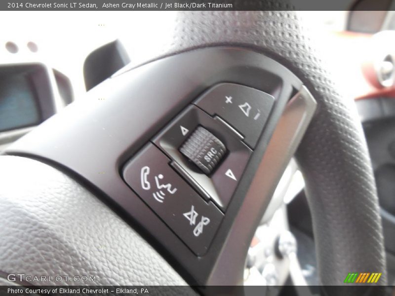 Ashen Gray Metallic / Jet Black/Dark Titanium 2014 Chevrolet Sonic LT Sedan