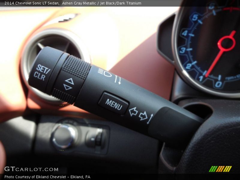Ashen Gray Metallic / Jet Black/Dark Titanium 2014 Chevrolet Sonic LT Sedan