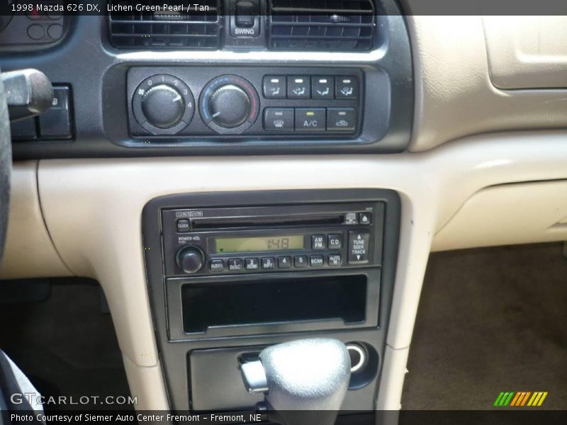Lichen Green Pearl / Tan 1998 Mazda 626 DX