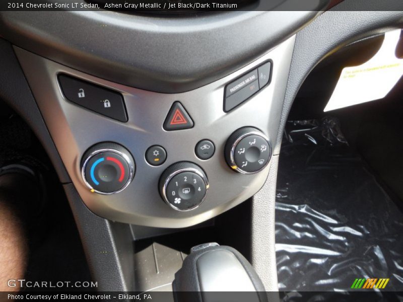 Ashen Gray Metallic / Jet Black/Dark Titanium 2014 Chevrolet Sonic LT Sedan