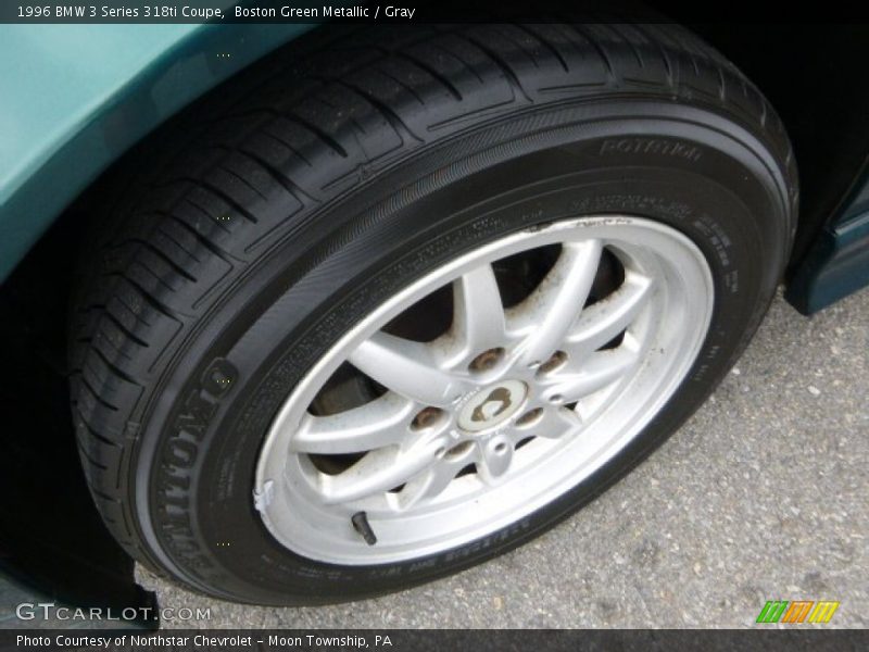 Boston Green Metallic / Gray 1996 BMW 3 Series 318ti Coupe