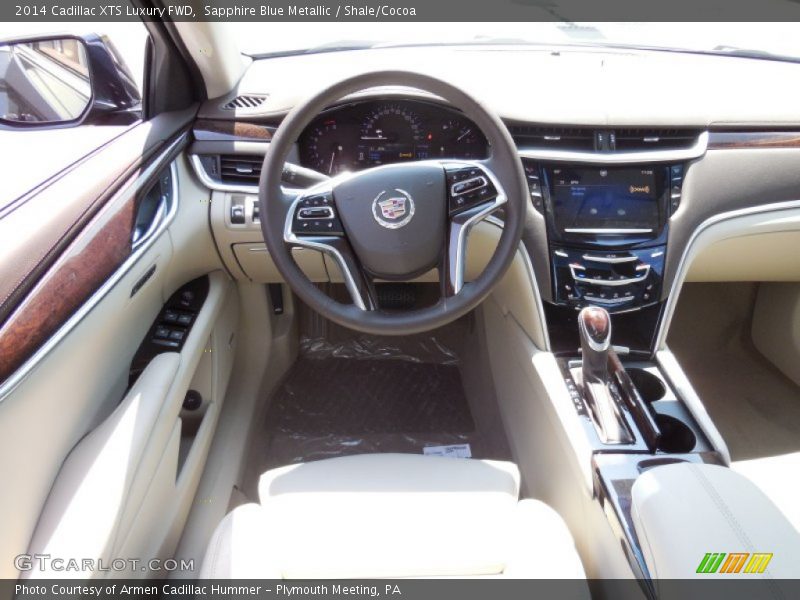 Sapphire Blue Metallic / Shale/Cocoa 2014 Cadillac XTS Luxury FWD