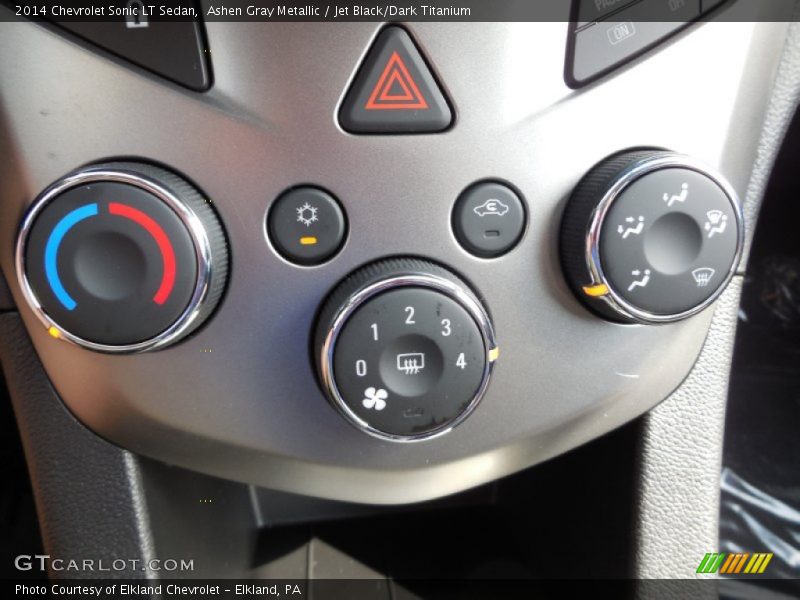 Ashen Gray Metallic / Jet Black/Dark Titanium 2014 Chevrolet Sonic LT Sedan
