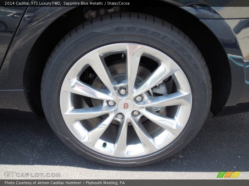 Sapphire Blue Metallic / Shale/Cocoa 2014 Cadillac XTS Luxury FWD