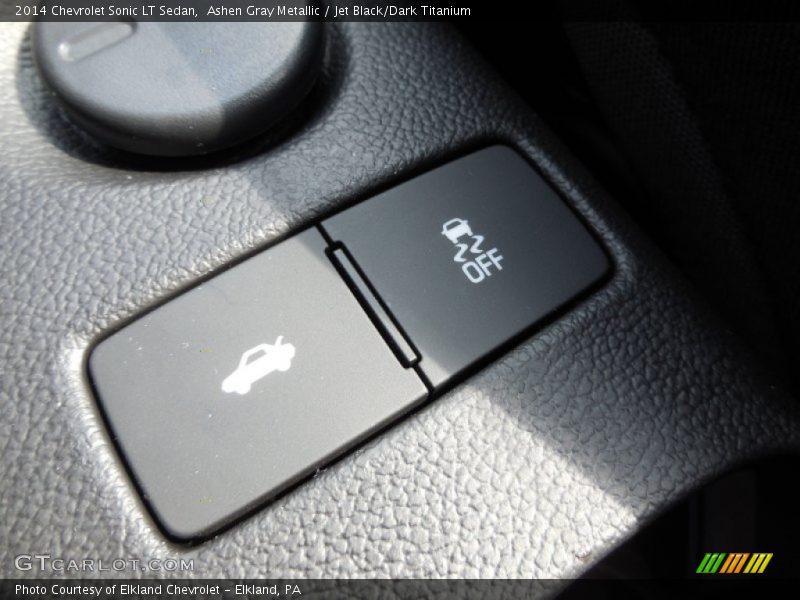 Ashen Gray Metallic / Jet Black/Dark Titanium 2014 Chevrolet Sonic LT Sedan