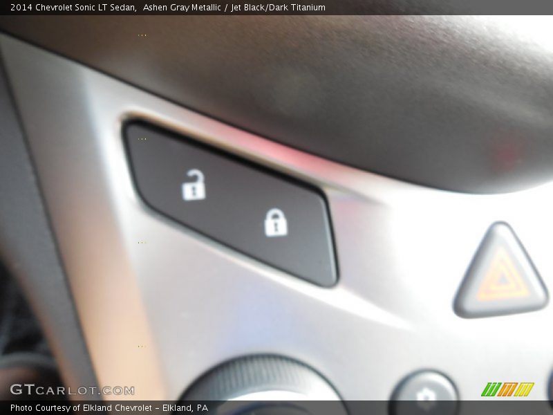 Ashen Gray Metallic / Jet Black/Dark Titanium 2014 Chevrolet Sonic LT Sedan