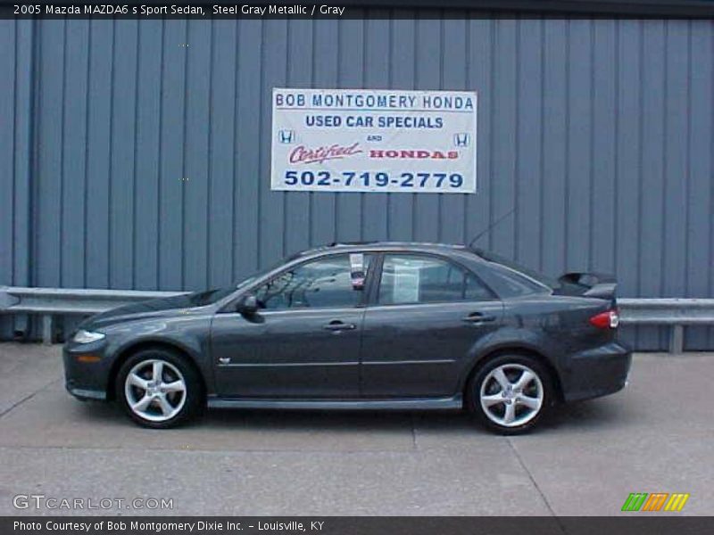 Steel Gray Metallic / Gray 2005 Mazda MAZDA6 s Sport Sedan