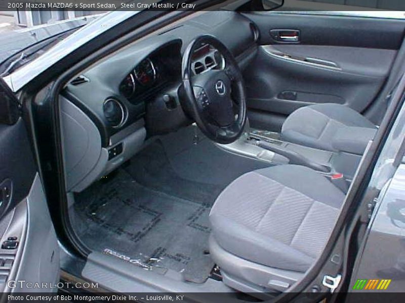Steel Gray Metallic / Gray 2005 Mazda MAZDA6 s Sport Sedan