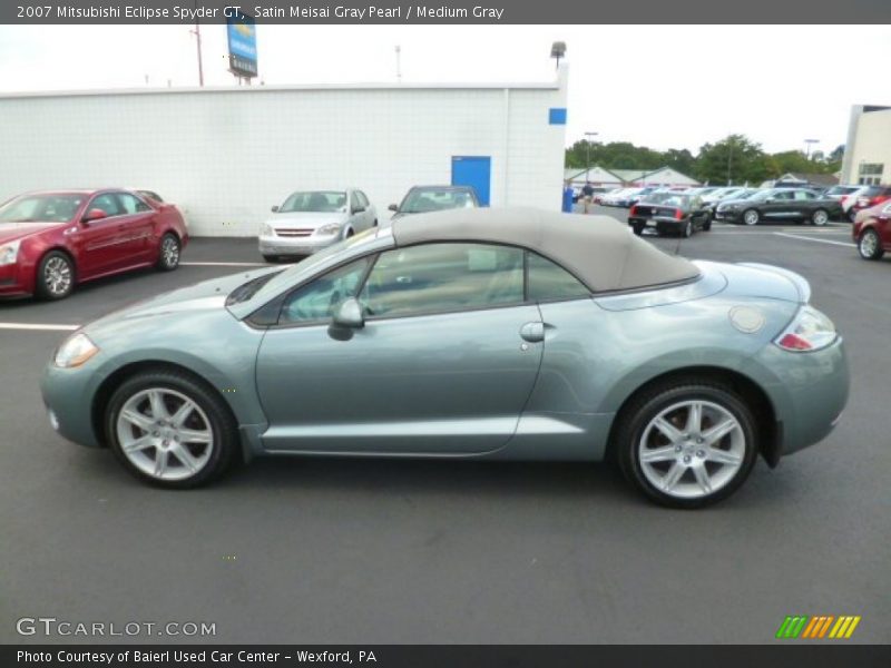 Satin Meisai Gray Pearl / Medium Gray 2007 Mitsubishi Eclipse Spyder GT