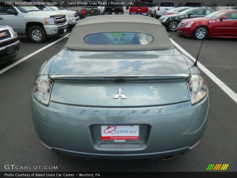 Satin Meisai Gray Pearl / Medium Gray 2007 Mitsubishi Eclipse Spyder GT
