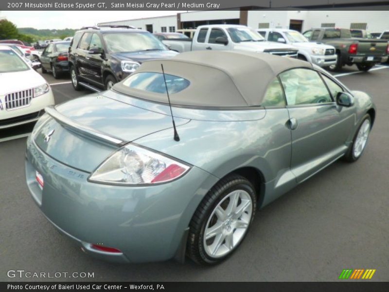 Satin Meisai Gray Pearl / Medium Gray 2007 Mitsubishi Eclipse Spyder GT
