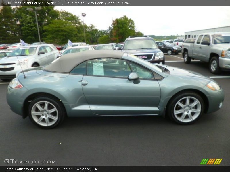 Satin Meisai Gray Pearl / Medium Gray 2007 Mitsubishi Eclipse Spyder GT