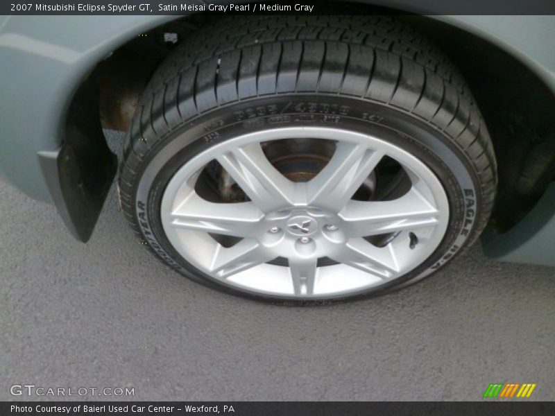 Satin Meisai Gray Pearl / Medium Gray 2007 Mitsubishi Eclipse Spyder GT