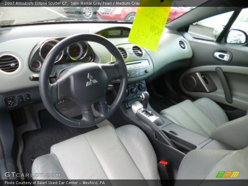 Satin Meisai Gray Pearl / Medium Gray 2007 Mitsubishi Eclipse Spyder GT