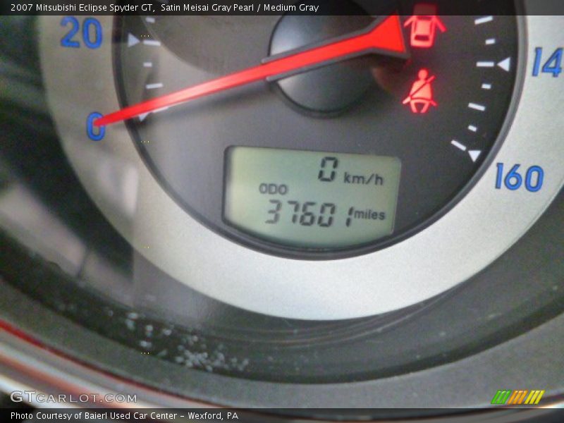 Satin Meisai Gray Pearl / Medium Gray 2007 Mitsubishi Eclipse Spyder GT