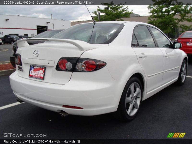 Performance White / Black 2006 Mazda MAZDA6 i Sport Sedan