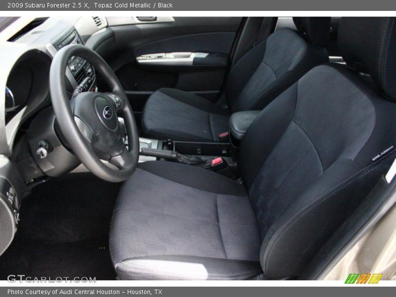 Topaz Gold Metallic / Black 2009 Subaru Forester 2.5 X
