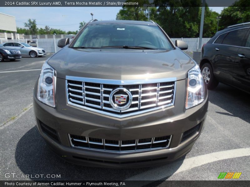 Terra Mocha Metallic / Shale/Brownstone 2014 Cadillac SRX Luxury AWD