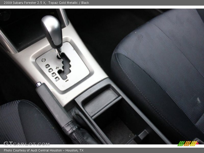 Topaz Gold Metallic / Black 2009 Subaru Forester 2.5 X