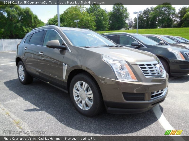 Terra Mocha Metallic / Shale/Brownstone 2014 Cadillac SRX Luxury AWD