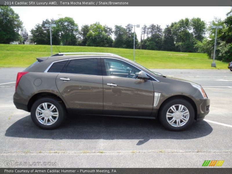 Terra Mocha Metallic / Shale/Brownstone 2014 Cadillac SRX Luxury AWD