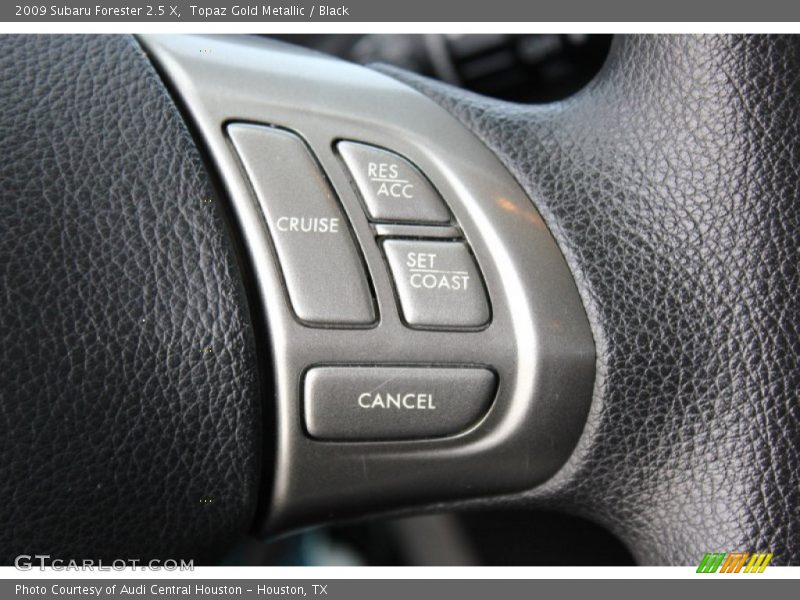 Topaz Gold Metallic / Black 2009 Subaru Forester 2.5 X