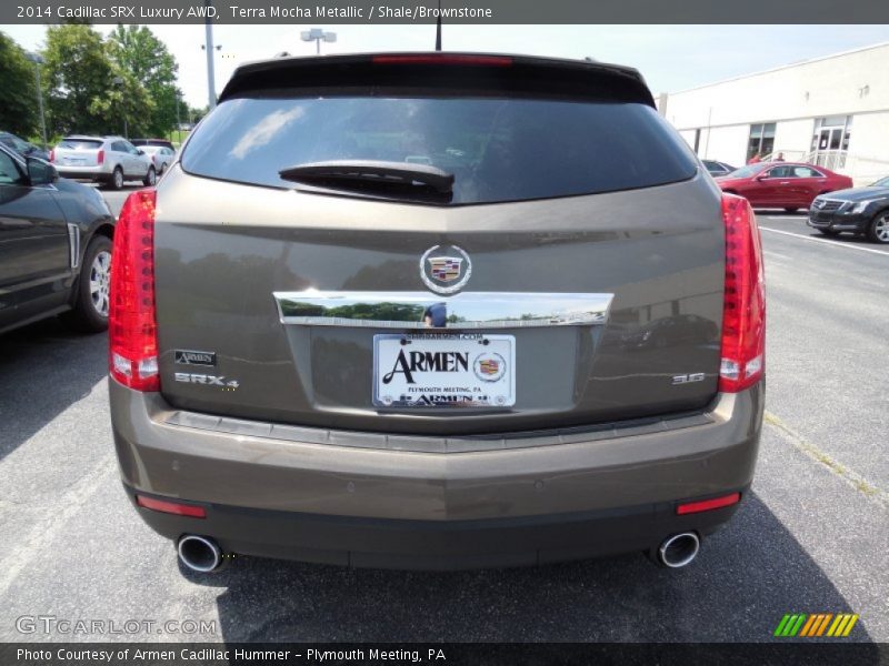 Terra Mocha Metallic / Shale/Brownstone 2014 Cadillac SRX Luxury AWD