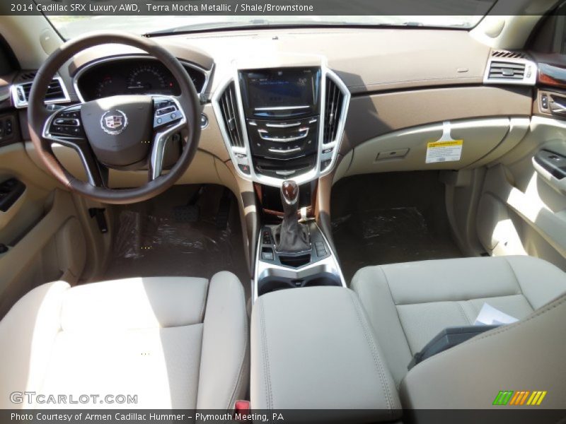 Terra Mocha Metallic / Shale/Brownstone 2014 Cadillac SRX Luxury AWD