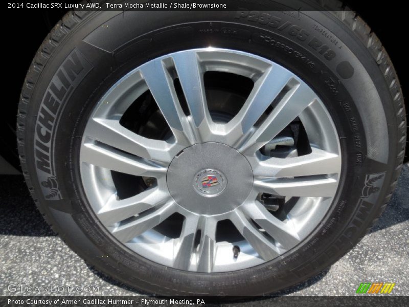 Terra Mocha Metallic / Shale/Brownstone 2014 Cadillac SRX Luxury AWD