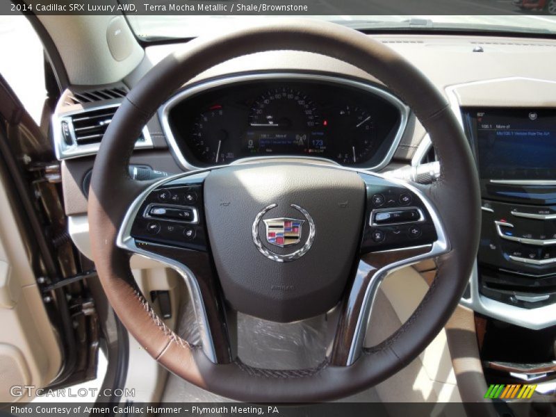 Terra Mocha Metallic / Shale/Brownstone 2014 Cadillac SRX Luxury AWD