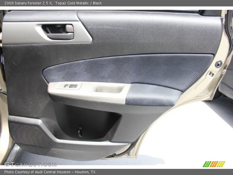 Topaz Gold Metallic / Black 2009 Subaru Forester 2.5 X
