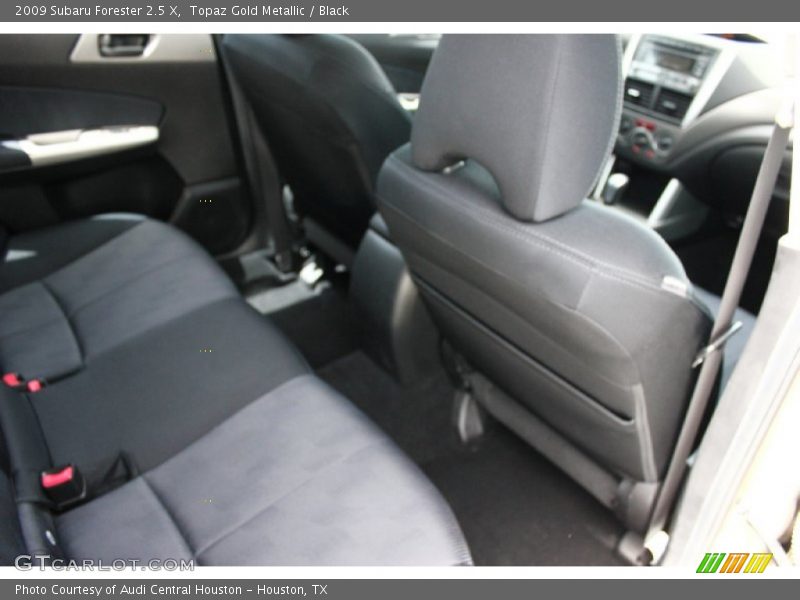 Topaz Gold Metallic / Black 2009 Subaru Forester 2.5 X