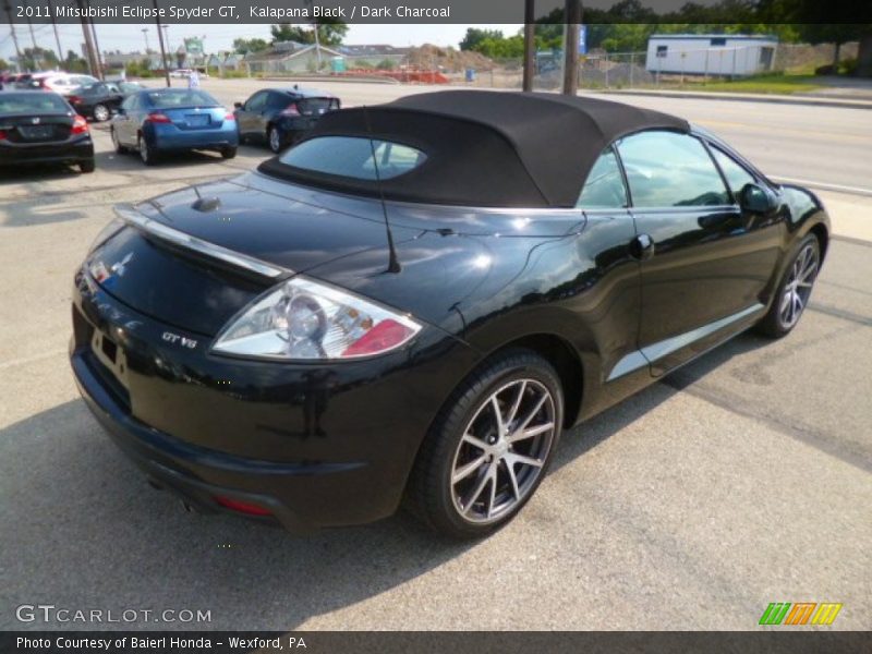 Kalapana Black / Dark Charcoal 2011 Mitsubishi Eclipse Spyder GT