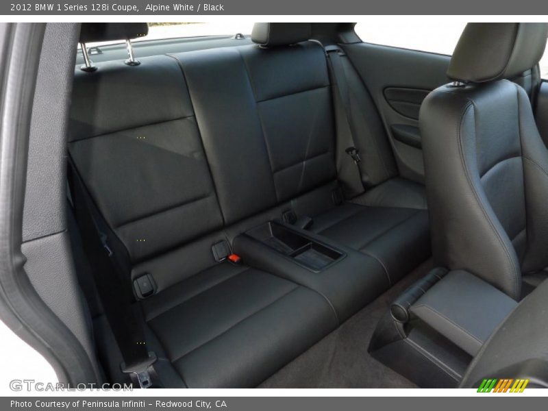 Rear Seat of 2012 1 Series 128i Coupe