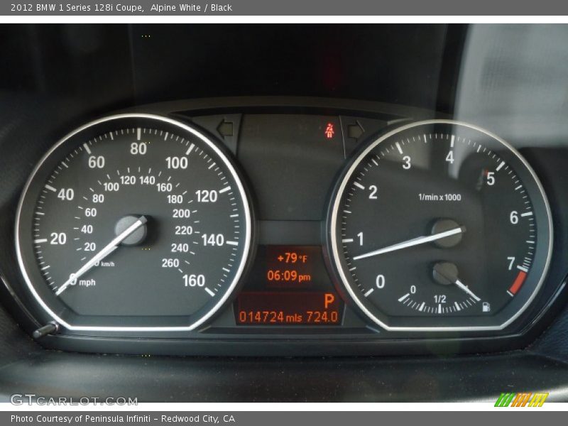  2012 1 Series 128i Coupe 128i Coupe Gauges