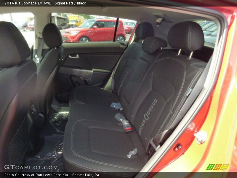 Signal Red / Black 2014 Kia Sportage EX AWD