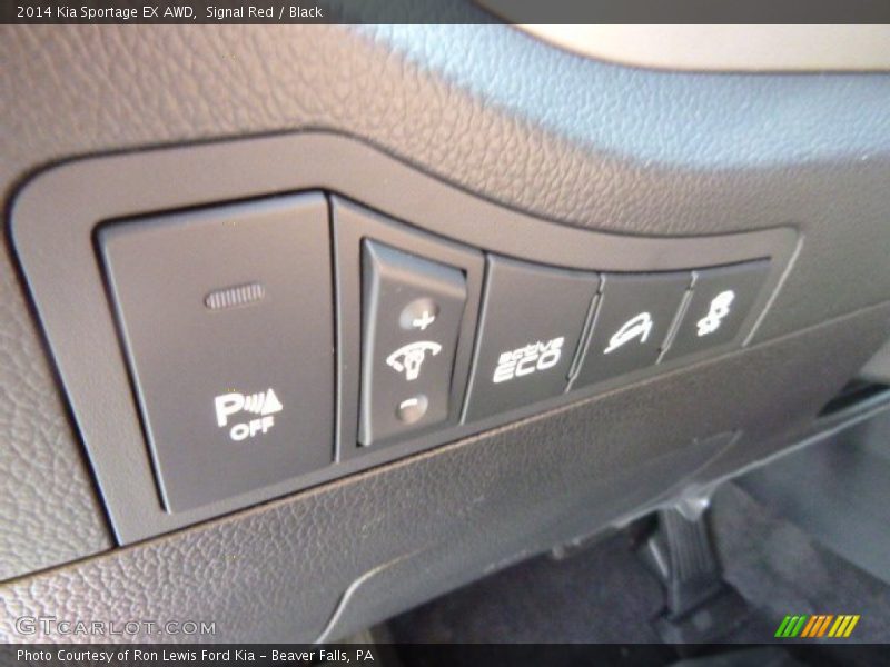 Signal Red / Black 2014 Kia Sportage EX AWD