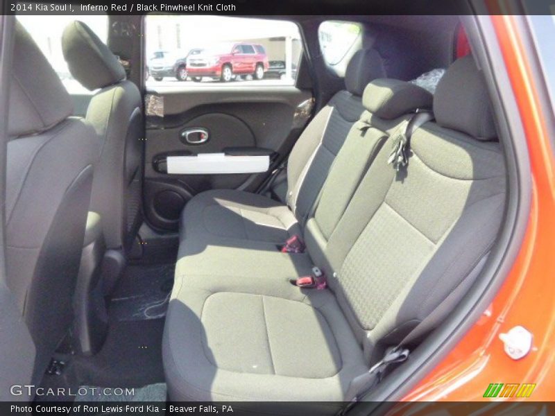 Rear Seat of 2014 Soul !